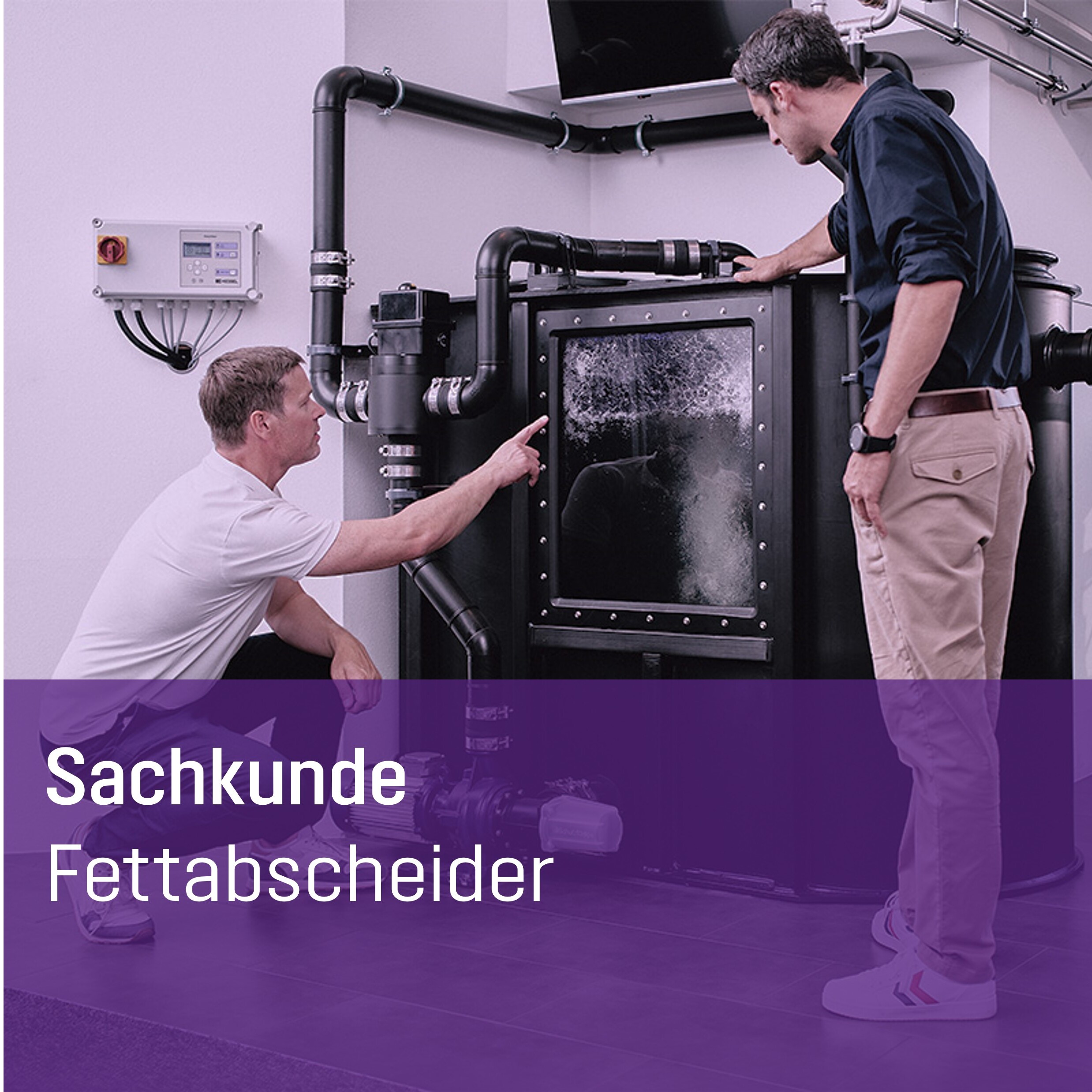 Öffnen Sachkunde Fettabscheider